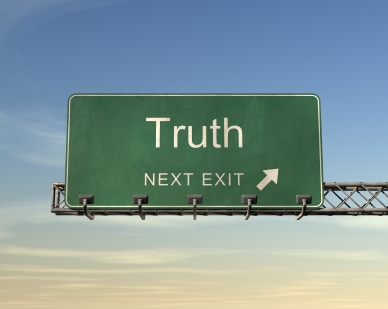 Truth Road Sign - Next Exit